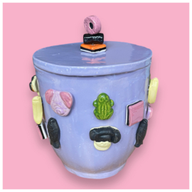 Snoeppot kies je eigen kleur pot