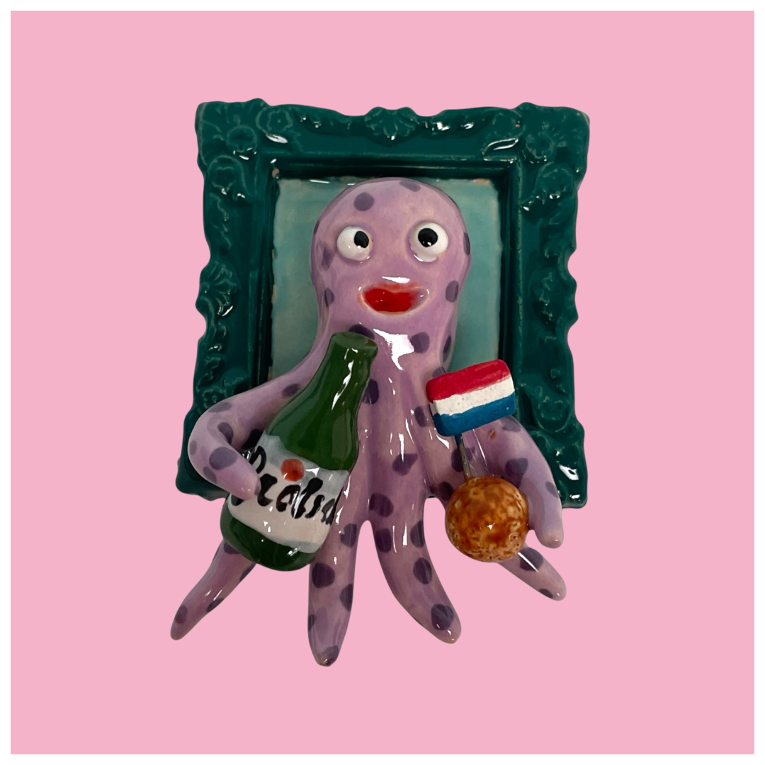 Octopus met grosch bier en bitterbal