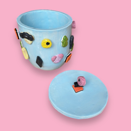 Snoeppot kies je eigen kleur pot