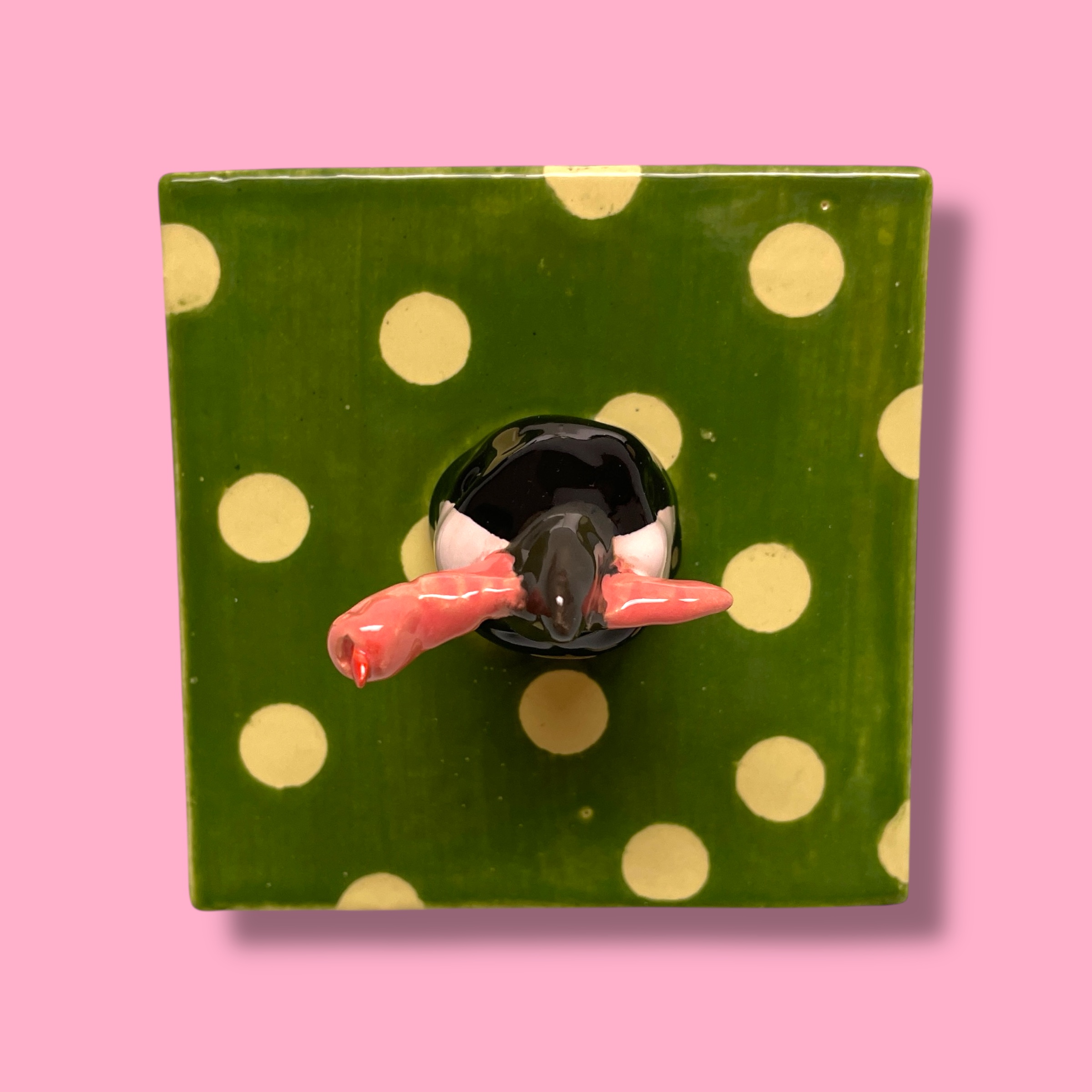 Vreemde vogel van keramiek Koos Koolmees