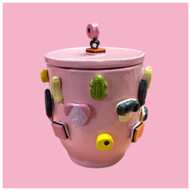 Snoeppot roze
