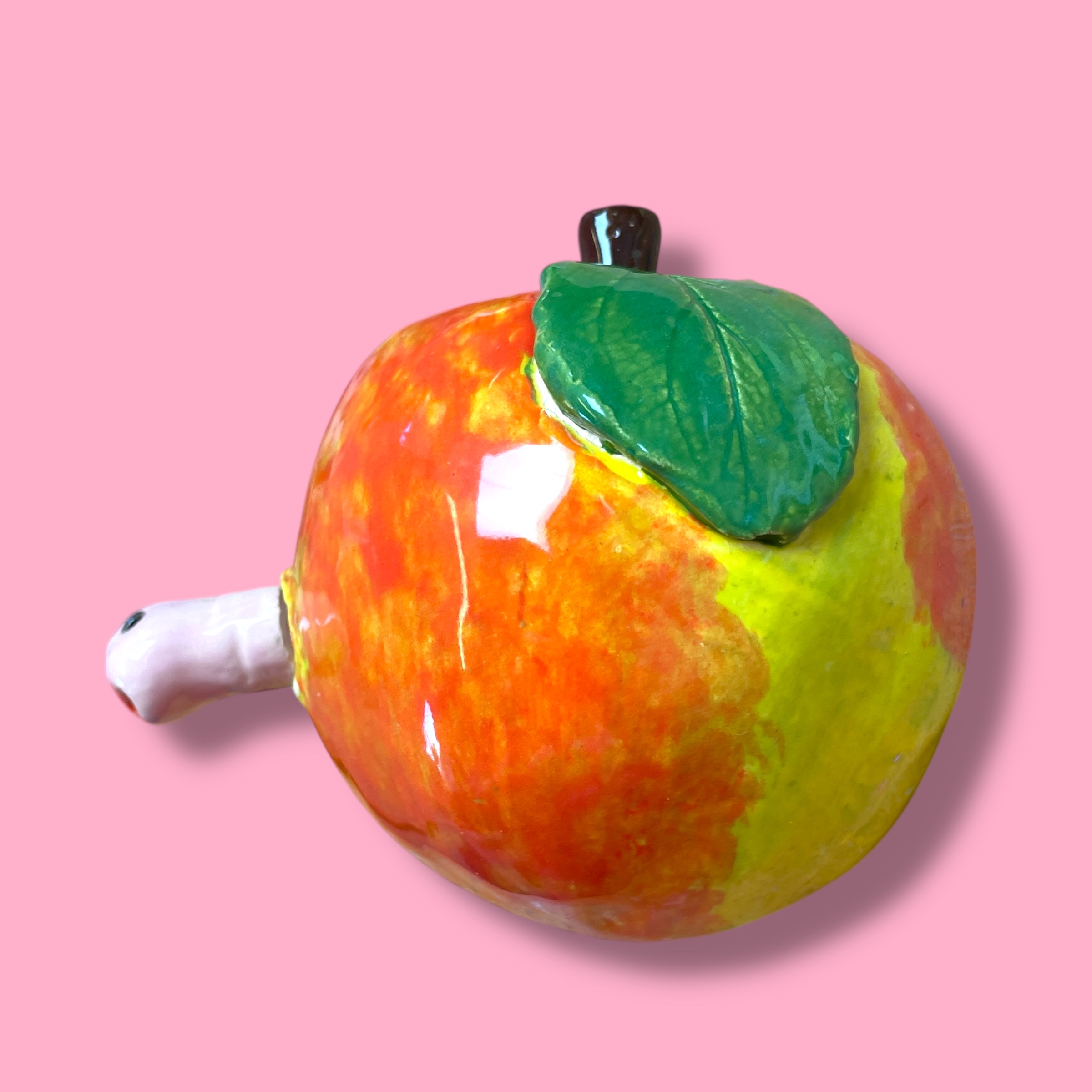 Elstar appel met worm
