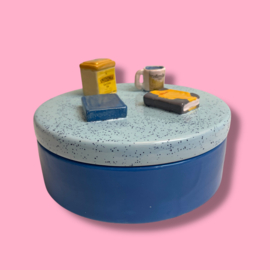 Maatwerk koektrommel Thee en bijbels
