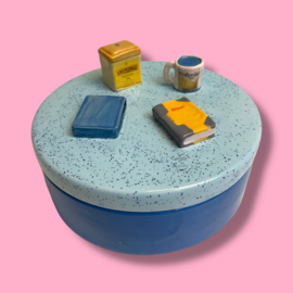 Maatwerk koektrommel Thee en bijbels