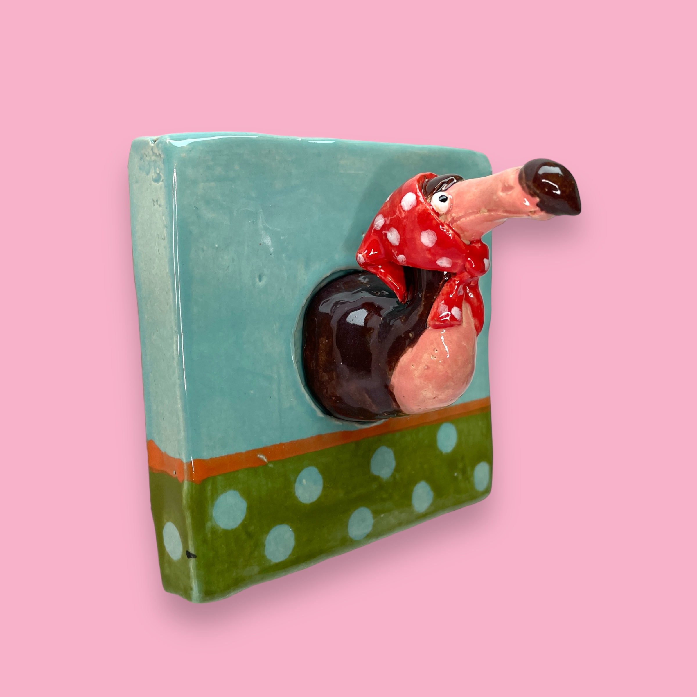 Vreemde vogel van keramiek Dora Dodo