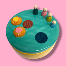 Maatwerk koektrommel kleinkinderen