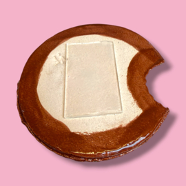 Stroopwafel van keramiek