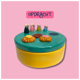 Maatwerk koektrommel kleinkinderen