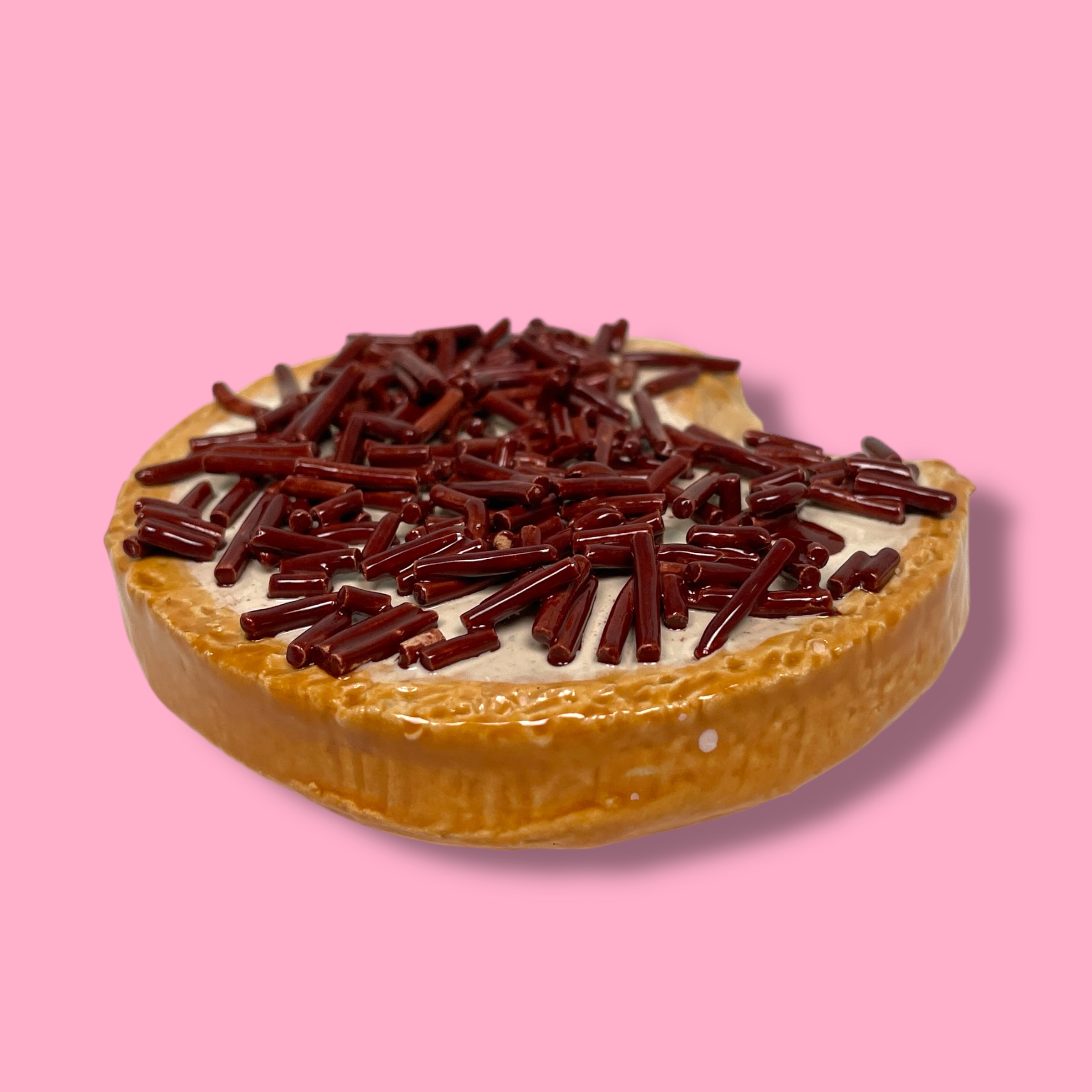 Beschuit met hagelslag van keramiek