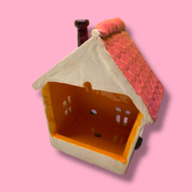 Wandlampje huisje roze 1