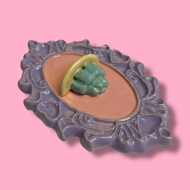 Zoet lijstje mint pudding