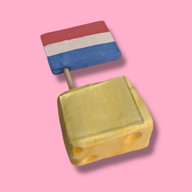 Blokje kaas van keramiek