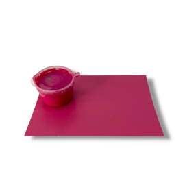 Verf fuchsia roze
