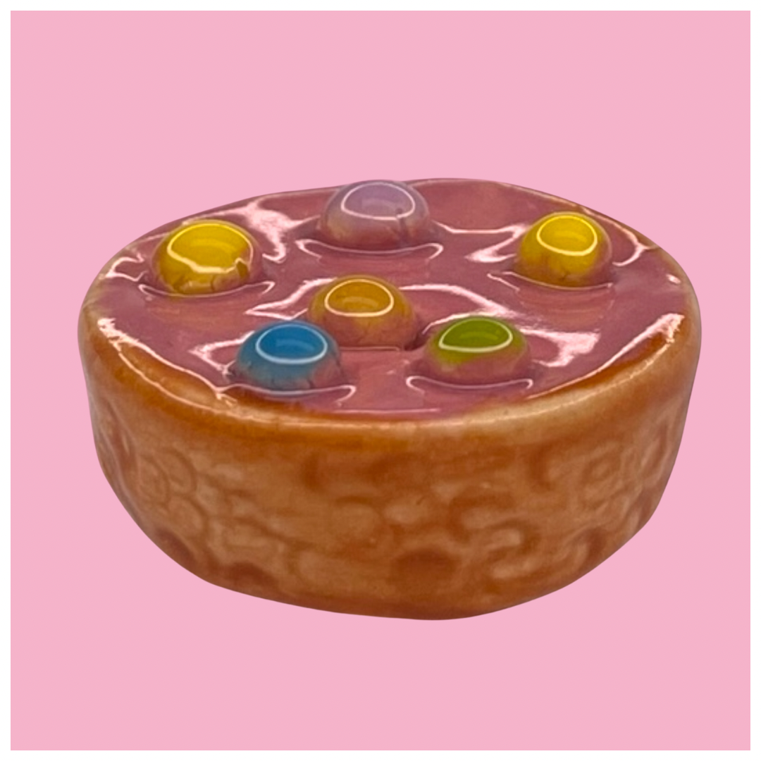 Broche confetti koek