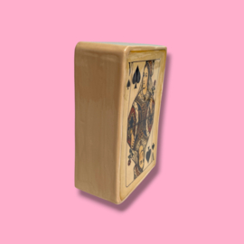 Kleine urn 'speelkaart'
