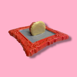 Zoet lijstje aardbei taart
