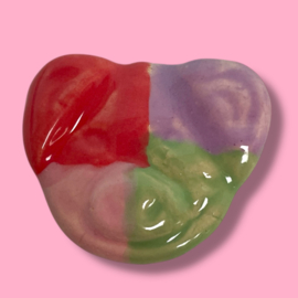 Regenboog Biggetje broche 2