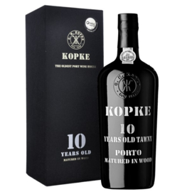 Kopke 10 Years Tawny Old Port in luxe omdoos