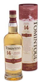 TOMINTOUL 14YO SINGLE MALT WHISKY 0,70 LTR.