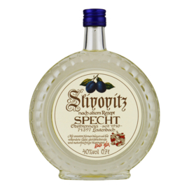 SPECHT Slivovitz Horlogefles 0,70 ltr