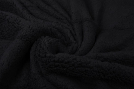 Teddy  kleur zwart Art 022  -   5 meter voor