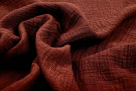 Hydrofiel doek 100% cotton kleur 187 roest          5 meter voor