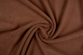 Polar Fleece Art FB 0432  Kleur mokka bruin  - 5 meter