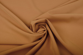 Crêpe viscose stretch   Art 075  mokka bruin