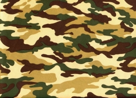 Legerstof ( Army) € 4,95 per meter Art :B007 - 5 meter voor