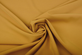 Crêpe viscose stretch   Art 077  Okergeel