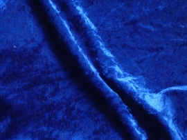 Velours de panne Kleur Kobalt  ART VL55  10 meter