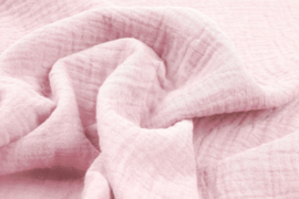 Hydrofiel doek 100% cotton kleur 007 licht roze    5 meter voor