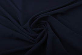 Crêpe viscose stretch Topper  Art 030  donkerblauw