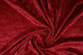 Velours de panne   Kleur Rood ARt VL 25 - 10 meter