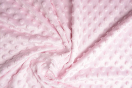 Minky fleece  licht roze Art MD007 - 5 meter