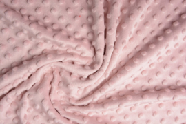 Minky fleece poeder roze Art MD068  - 5 meter