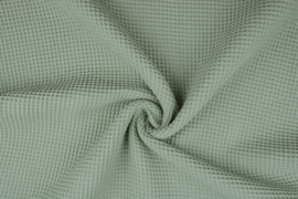 Wafelkatoen soepel ART WF32 Oud groen € 5,95 per meter. 5 meter voor