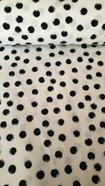 Opruiming ! € 2,95 p/m 100%  katoen Small Dots   - 5 meter voor