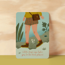Postcard | Little steps