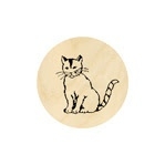 Cat With Striped Tail 19 mm