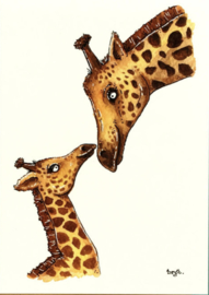 Giraffe kus