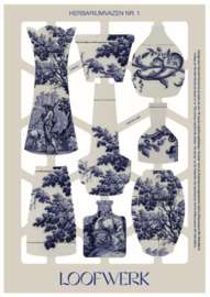 Herbarium Vazen Nr. 1 'Rotterdams blauw'