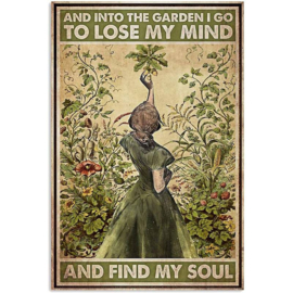 And into the garden I go ... tuinprint