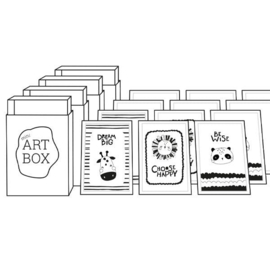 MINI KUNST DOOSJES | DIY | MINI ART BOXES