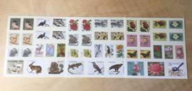 Retro Natur Briefmarken Sticker 96 Stück