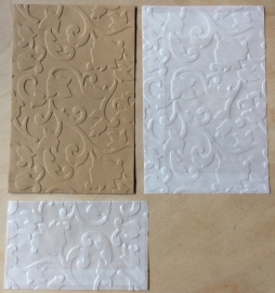 BLOEMEN BAROK 10 Pergamijn enveloppen of  bruine loonzakjes