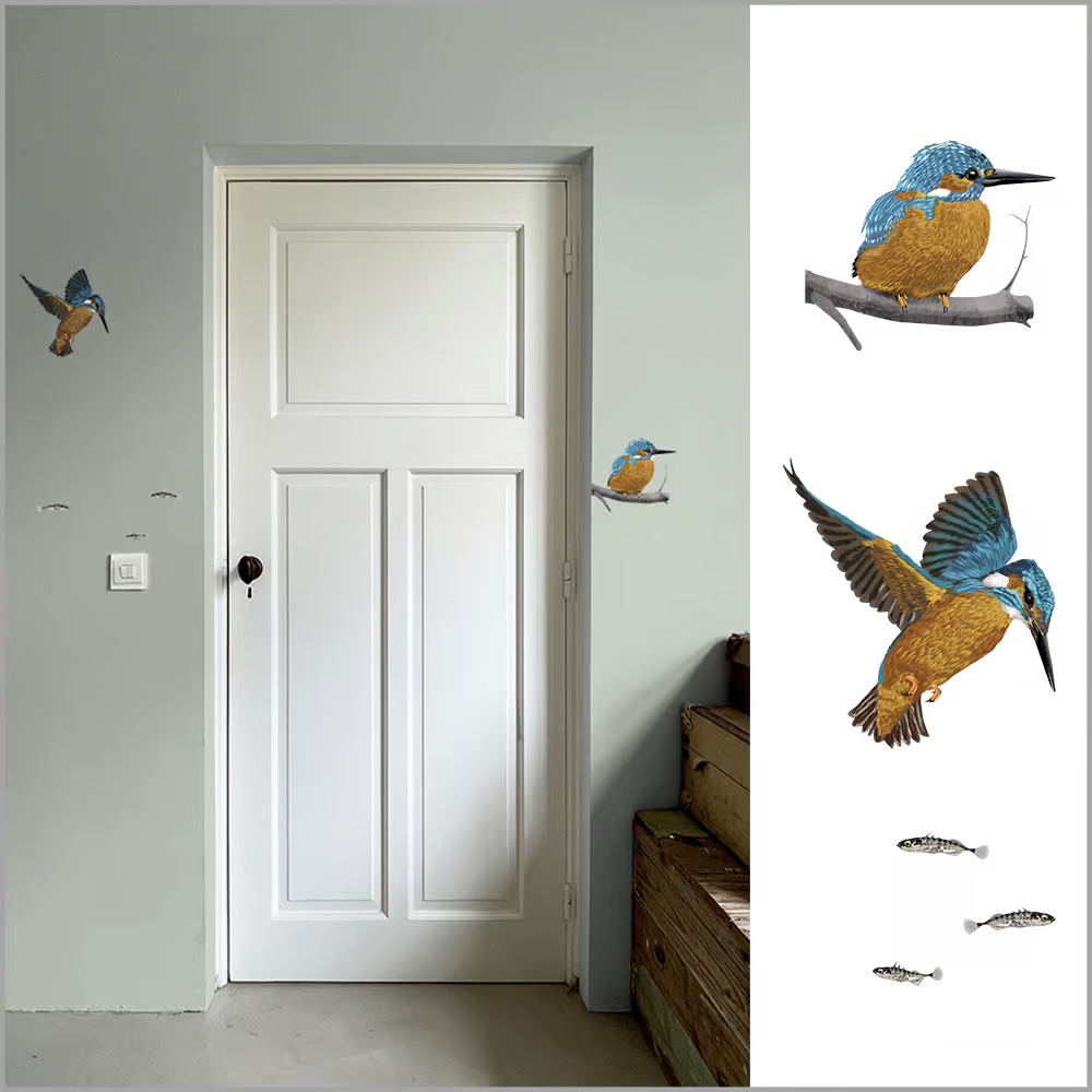 IJsvogels Muurstickers