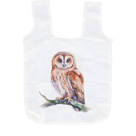 Opvouwbaar boodschappentasje Uil