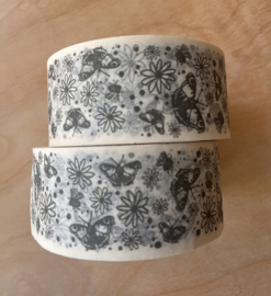 50 meter TAPE van 5 cm breed VLINDERS