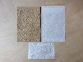 PAISLEY MET BLOEMEN 10 Pergamijn enveloppen en bruine loonzakjes